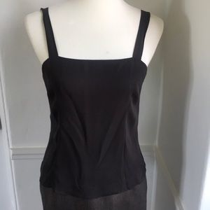 Worth Collection chocolate brown Silk Camisole